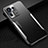 Coque Luxe Aluminum Metal Housse et Bumper Silicone Etui JL2 pour Xiaomi Mi Mix 4 5G Argent