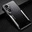 Coque Luxe Aluminum Metal Housse et Bumper Silicone Etui JL3 pour Huawei Honor 60 5G Argent