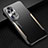 Coque Luxe Aluminum Metal Housse et Bumper Silicone Etui JL3 pour Huawei P50 Pro Or