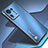 Coque Luxe Aluminum Metal Housse et Bumper Silicone Etui JS1 pour Xiaomi Mi Mix 4 5G Bleu