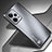 Coque Luxe Aluminum Metal Housse et Bumper Silicone Etui JS1 pour Xiaomi Redmi Note 12 Explorer Argent