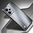 Coque Luxe Aluminum Metal Housse et Bumper Silicone Etui JS1 pour Xiaomi Redmi Note 12 Pro 5G Argent