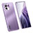 Coque Luxe Aluminum Metal Housse et Bumper Silicone Etui M02 pour Xiaomi Mi 11 Lite 5G Violet
