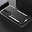 Coque Luxe Aluminum Metal Housse et Bumper Silicone Etui PB1 pour Huawei Honor 80 Pro Flat 5G Argent