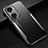 Coque Luxe Aluminum Metal Housse et Bumper Silicone Etui PB1 pour Huawei Nova 11 SE Or