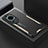 Coque Luxe Aluminum Metal Housse et Bumper Silicone Etui PB1 pour Huawei P60 Art Or