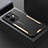 Coque Luxe Aluminum Metal Housse et Bumper Silicone Etui PB1 pour Oppo K11 5G Or