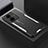 Coque Luxe Aluminum Metal Housse et Bumper Silicone Etui PB1 pour Vivo iQOO Z6 Pro 5G Argent