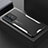 Coque Luxe Aluminum Metal Housse et Bumper Silicone Etui PB1 pour Vivo V23 5G Argent