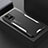 Coque Luxe Aluminum Metal Housse et Bumper Silicone Etui PB1 pour Vivo Y21e Argent