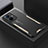 Coque Luxe Aluminum Metal Housse et Bumper Silicone Etui PB1 pour Vivo Y77 5G Or