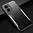 Coque Luxe Aluminum Metal Housse et Bumper Silicone Etui PB1 pour Xiaomi Redmi Note 12R Pro 5G Argent