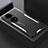 Coque Luxe Aluminum Metal Housse et Bumper Silicone Etui PB2 pour Huawei P50e Argent