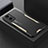 Coque Luxe Aluminum Metal Housse et Bumper Silicone Etui pour Oppo A76 Or