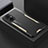 Coque Luxe Aluminum Metal Housse et Bumper Silicone Etui pour Oppo A96 5G Or