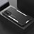 Coque Luxe Aluminum Metal Housse et Bumper Silicone Etui pour Oppo F19 Pro+ Plus 5G Argent