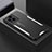 Coque Luxe Aluminum Metal Housse et Bumper Silicone Etui pour Oppo Find X3 5G Argent