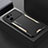 Coque Luxe Aluminum Metal Housse et Bumper Silicone Etui pour Oppo K10 5G Or