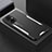 Coque Luxe Aluminum Metal Housse et Bumper Silicone Etui pour Oppo Reno8 Z 5G Argent