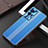 Coque Luxe Aluminum Metal Housse et Bumper Silicone Etui pour Vivo iQOO 8 Pro 5G Bleu