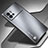 Coque Luxe Aluminum Metal Housse et Bumper Silicone Etui pour Vivo iQOO 9 5G Argent