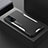 Coque Luxe Aluminum Metal Housse et Bumper Silicone Etui pour Xiaomi Mi 10T 5G Argent