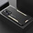 Coque Luxe Aluminum Metal Housse et Bumper Silicone Etui pour Xiaomi Mi 12 Lite NE 5G Or