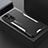 Coque Luxe Aluminum Metal Housse et Bumper Silicone Etui pour Xiaomi Poco X4 NFC Argent