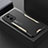 Coque Luxe Aluminum Metal Housse et Bumper Silicone Etui pour Xiaomi Redmi 11 Prime 5G Or
