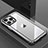 Coque Luxe Aluminum Metal Housse et Bumper Silicone Etui QC1 pour Apple iPhone 13 Pro Petit