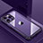 Coque Luxe Aluminum Metal Housse et Bumper Silicone Etui QC1 pour Apple iPhone 14 Pro Max Violet