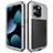 Coque Luxe Aluminum Metal Housse Etui 360 Degres HJ1 pour Apple iPhone 13 Pro Max Petit