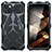 Coque Luxe Aluminum Metal Housse Etui 360 Degres LF1 pour Apple iPhone 15 Plus Noir