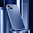 Coque Luxe Aluminum Metal Housse Etui 360 Degres M01 pour Apple iPhone 13 Mini Bleu