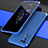 Coque Luxe Aluminum Metal Housse Etui 360 Degres M01 pour Oppo Find X3 Lite 5G Bleu