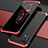 Coque Luxe Aluminum Metal Housse Etui 360 Degres M01 pour Oppo Find X3 Lite 5G Rouge et Noir