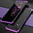 Coque Luxe Aluminum Metal Housse Etui 360 Degres M01 pour Oppo Find X3 Lite 5G Violet et Noir