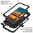 Coque Luxe Aluminum Metal Housse Etui 360 Degres M01 pour Samsung Galaxy S21 Plus 5G Petit