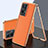 Coque Luxe Aluminum Metal Housse Etui 360 Degres P01 pour Oppo Reno7 Pro 5G Orange