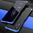 Coque Luxe Aluminum Metal Housse Etui 360 Degres P01 pour Xiaomi Mi 11i 5G (2022) Bleu et Noir