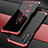 Coque Luxe Aluminum Metal Housse Etui 360 Degres P01 pour Xiaomi Mi 11i 5G (2022) Rouge et Noir