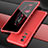 Coque Luxe Aluminum Metal Housse Etui 360 Degres P01 pour Xiaomi Redmi K60 5G Rouge