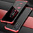 Coque Luxe Aluminum Metal Housse Etui 360 Degres P01 pour Xiaomi Redmi K60 5G Rouge et Noir