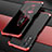 Coque Luxe Aluminum Metal Housse Etui 360 Degres P01 pour Xiaomi Redmi Note 11 Pro+ Plus 5G Rouge et Noir