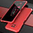 Coque Luxe Aluminum Metal Housse Etui 360 Degres P01 pour Xiaomi Redmi Note 9 5G Rouge