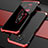 Coque Luxe Aluminum Metal Housse Etui 360 Degres P01 pour Xiaomi Redmi Note 9 5G Rouge et Noir