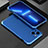 Coque Luxe Aluminum Metal Housse Etui 360 Degres pour Apple iPhone 14 Bleu