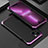 Coque Luxe Aluminum Metal Housse Etui 360 Degres pour Apple iPhone 14 Violet