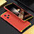 Coque Luxe Aluminum Metal Housse Etui 360 Degres pour Huawei Honor 100 Pro 5G Or et Rouge