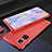 Coque Luxe Aluminum Metal Housse Etui 360 Degres pour Huawei Honor 50 5G Rouge